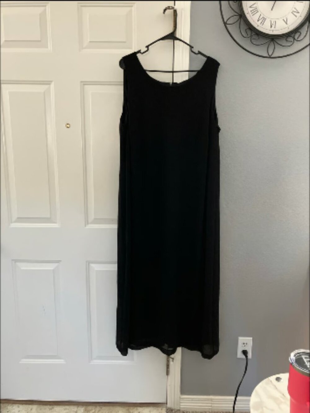 🔥SALE🔥KSL Brand Size 20W Long Black Sleeveless Dress